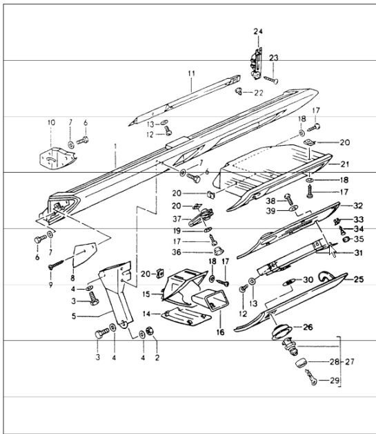 Diagram 809-02 Porsche Cayenne Turbo S 4.5L 2006>> Carrosserie