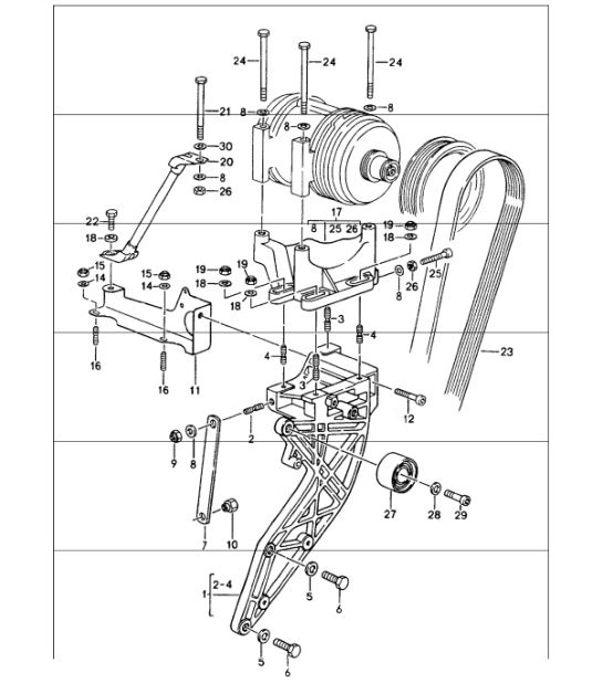 Diagram 813-22 Porsche Panamera Turbo S V8 4.8L 
