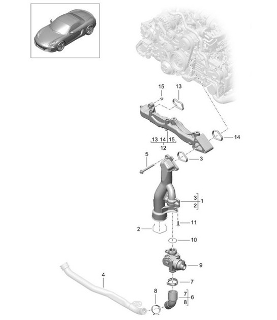 Diagram 105-003 Porsche  