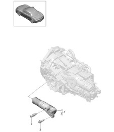 Koppelingsontgrendeling / Koppelingswerkcilinder (Model: G8100,G8120) 981 Boxster / Boxster S 2012-16