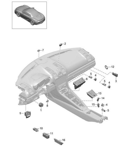 Diagram 903-005 Porsche Panamera 970 MK1 (2009-2013) 