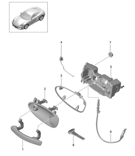 Diagram 804-020 Porsche  