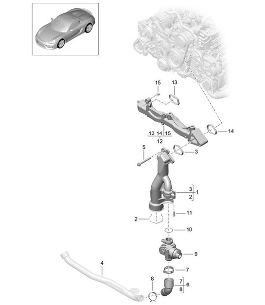 Diagram 105-003 Porsche  