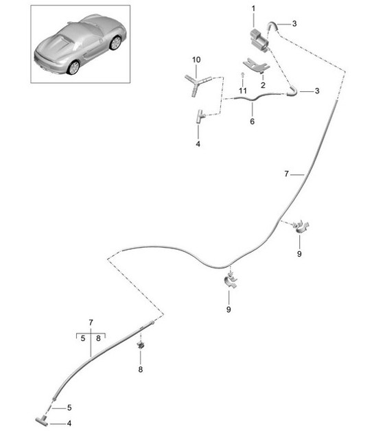 Diagram 202-015 Porsche Panamera 4 V6 3.6L 4WD (310 ch) 