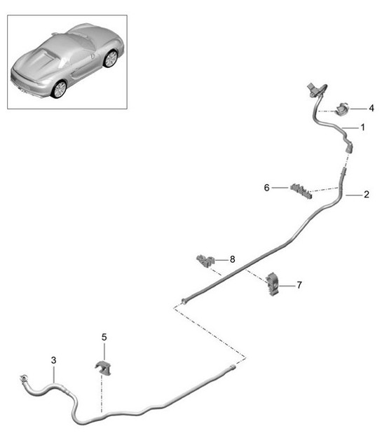 Diagram 604-015 Porsche Cayman 2.9L 987C MKII 2009-12 Wheels, Brakes