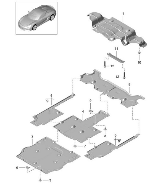 Diagram 801-070 Porsche Panamera 971 MK2 (2021-2023) 