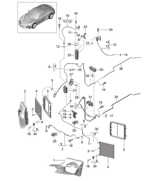 Diagram 813-020 Porsche  