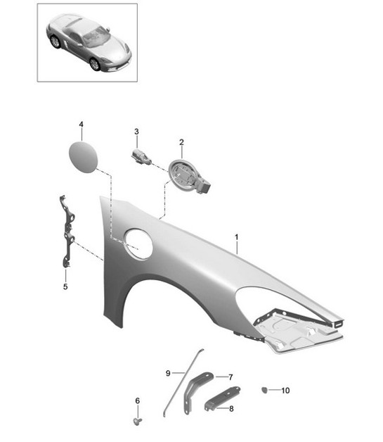 Diagram 801-040 Porsche Panamera 971 MK2 (2021>) 