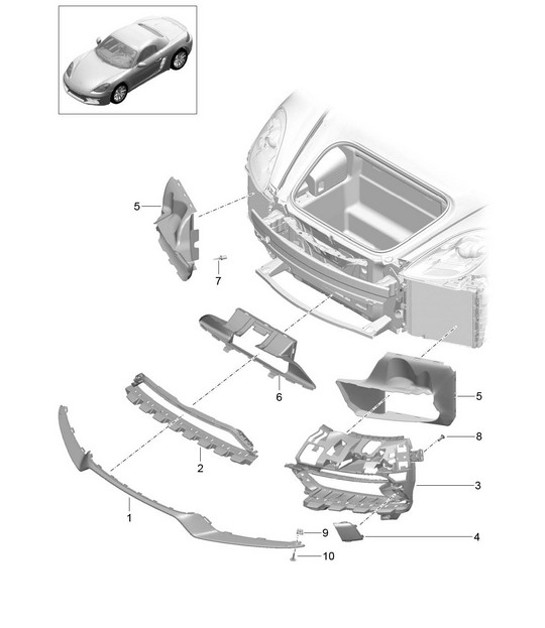 Diagram 802-013 Porsche Panamera Turbo V8 4.0L 4WD (550 PS) 
