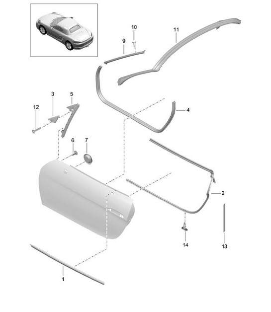 Diagram 804-010 Porsche Panamera GTS V8 4.8L 
