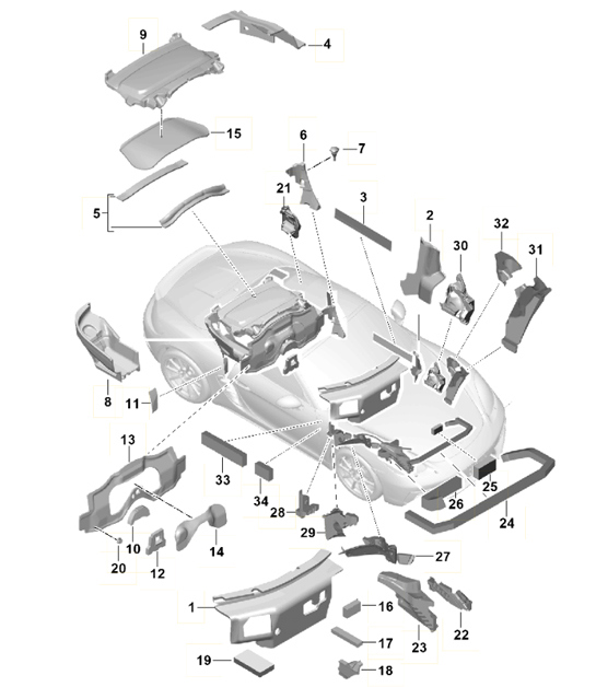 Diagram 807-080 Porsche  