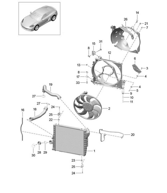 Diagram 105-015 Porsche Panamera 4S V6 3.0L 4WD Executive 