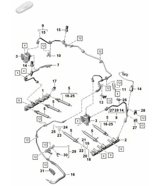 Diagram 107-006 Porsche  