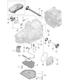 - PDK - Gearbox / Individual parts (Model: CG210,CG240,CG270) 718C (982C) Cayman 2017>>