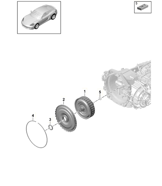 Diagram 320-010 Porsche Panamera S E-Hybrid V6 3.0L（416马力） 