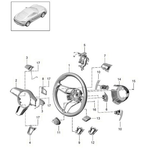 Diagram 403-057 Porsche  