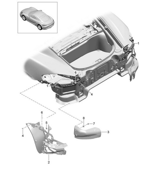 Diagram 802-030 Porsche  