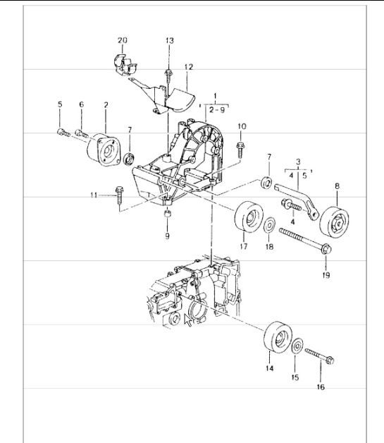 Diagram 101-10 Porsche Panamera GTS V8 4.8L 4WD (440 pk) 