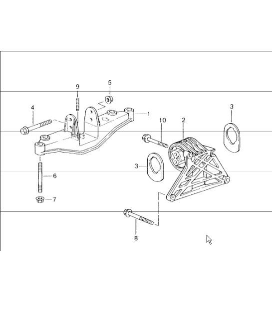 Diagram 109-00 Porsche 帕纳梅拉 4 2.9L V6 