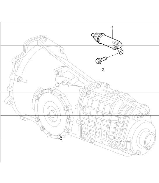 Diagram 301-05 Porsche 996 C2 3.6L 09/01-2005 Transmission