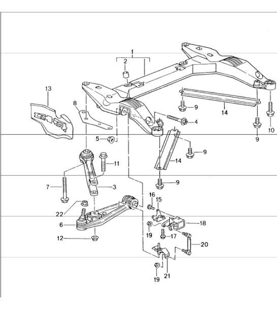 Diagram 401-00 Porsche Panamera V6 3.6L 2WD (310 pk) 