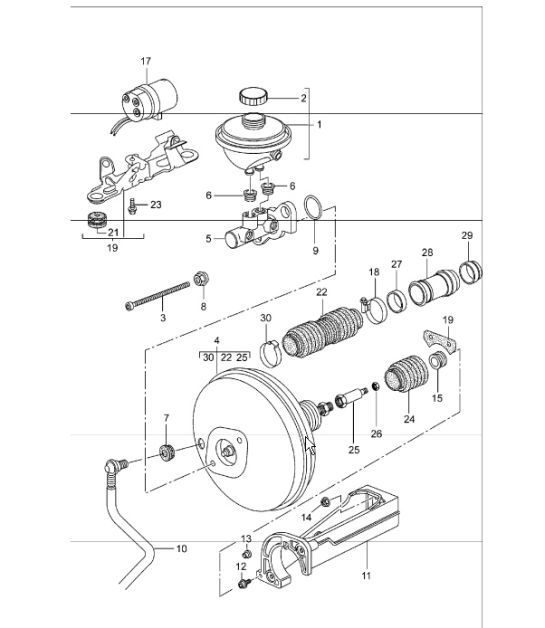 Diagram 604-00 Porsche Panamera S V8 4.8L 