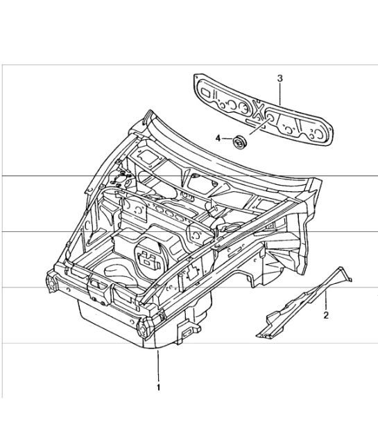 Diagram 801-05 Porsche Boxster 718 (982) 2017>> Carrocería
