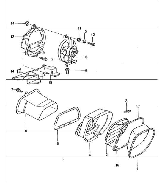 Diagram 801-80 Porsche Cayman T 718 2.0L Manual (300 ch) Carrosserie