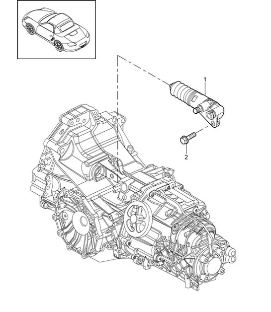 Diagram 301-005 Porsche 997 (911) MK2 2009-2012 Transmission