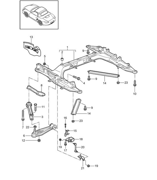 Diagram 401-000 Porsche  