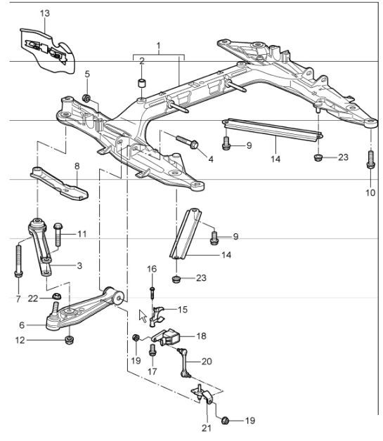 Diagram 401-00 Porsche  