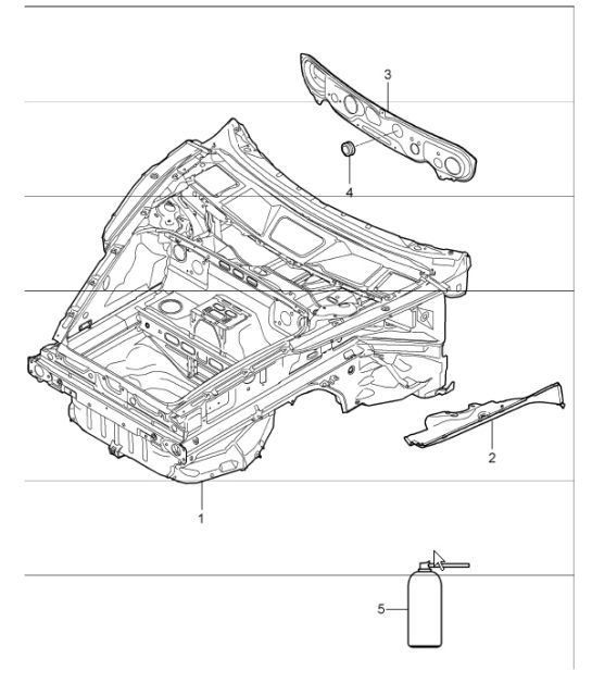 Diagram 801-05 Porsche Panamera 2.9L V6 