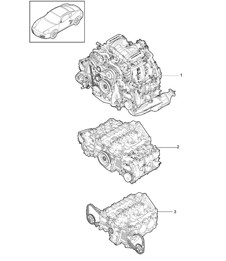 Replacement engine 987C.2 Cayman 2009-12