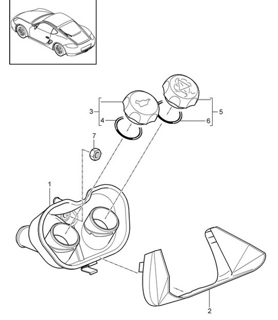 Diagram 105-022 Porsche  