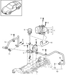 Air injection (Model:  A120) 987C.2 Cayman 2.9L 2009-12