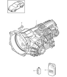 - PDK - Getriebe / Ersatzgetriebe (Modell: CG200, CG220) 987C.2 Cayman 2009-12