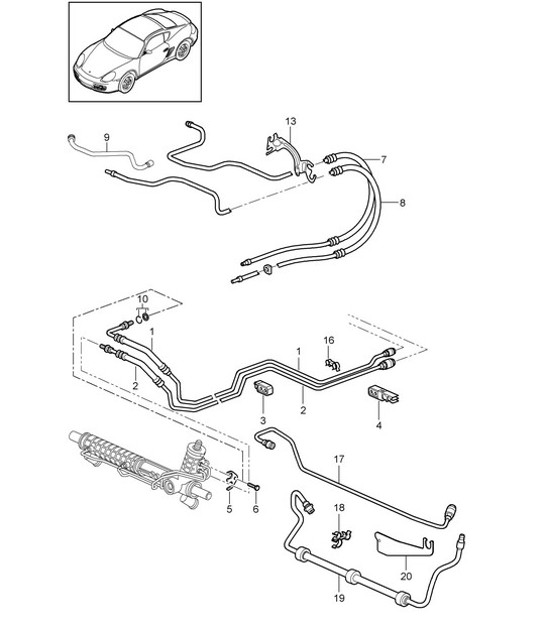 Diagram 403-001 Porsche  