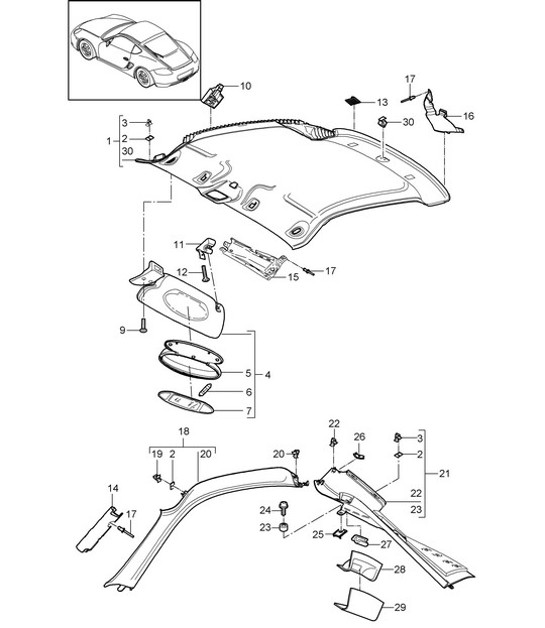 Diagram 807-008 Porsche Taycan Turbo 