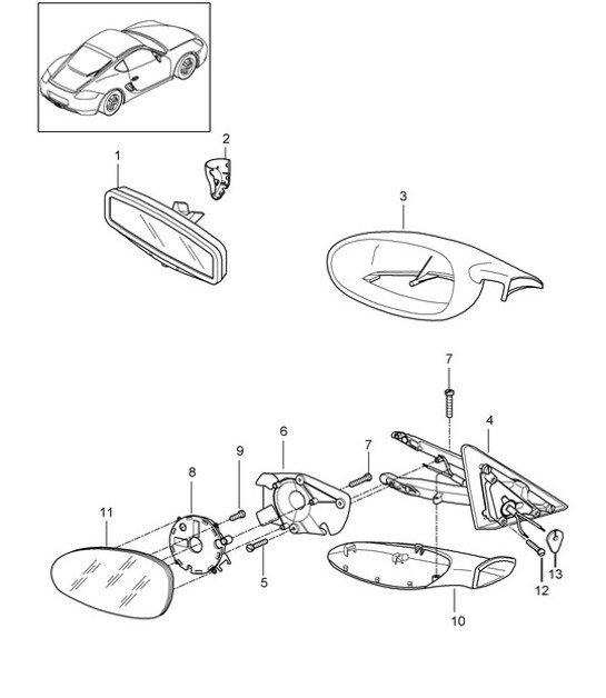 Diagram 809-010 Porsche Panamera 971 MK1 (2017-2020) 