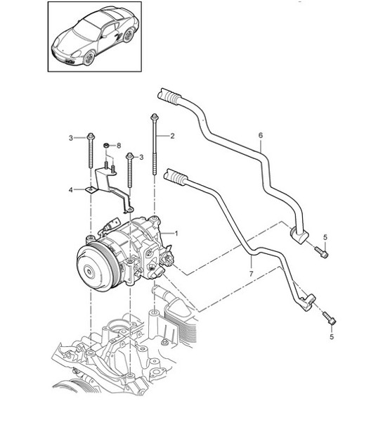 Diagram 813-015 Porsche Macan 汽油 2.0L V4 237Bhp  车身