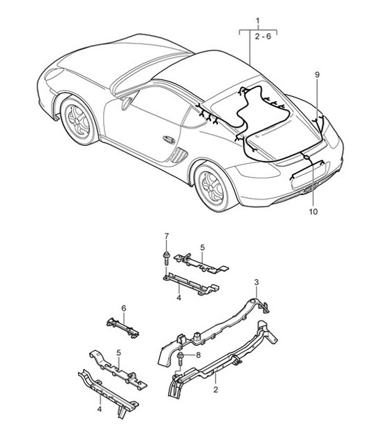 Diagram 902-020 Porsche Panamera 4 V6 3.6L 4WD (310 PS) 