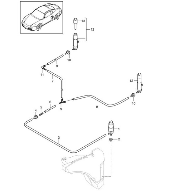 Diagram 904-020 Porsche 991 (911) MK1 2012-2016 Electrical equipment