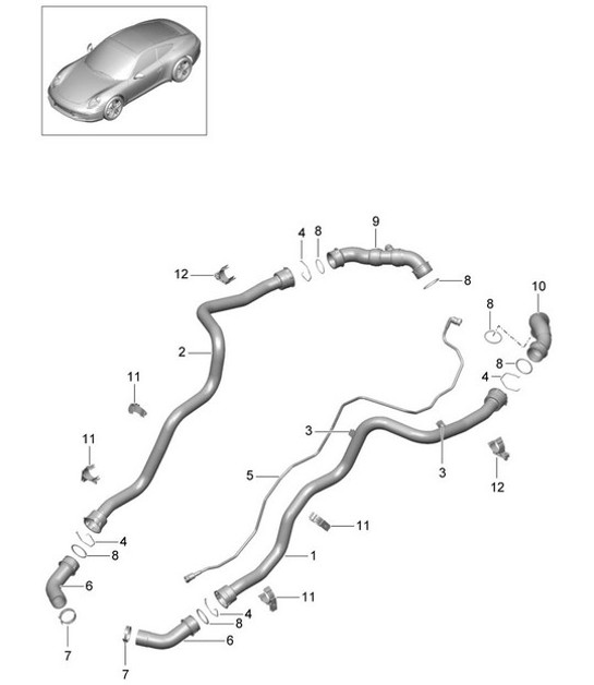Diagram 105-007 Porsche  