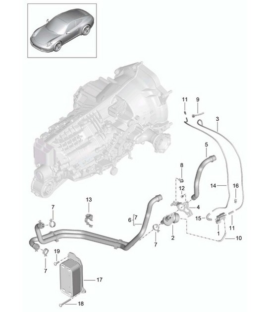 Diagram 302-015 Porsche Carrera GT 