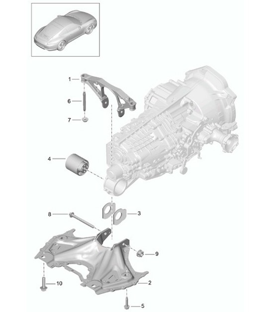 Diagram 306-000 Porsche Panamera 970 MK2（2014-2016年） 