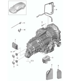 - PDK - Getriebe / Ersatzgetriebe - CG105, CG135 - 991.1 2012-16