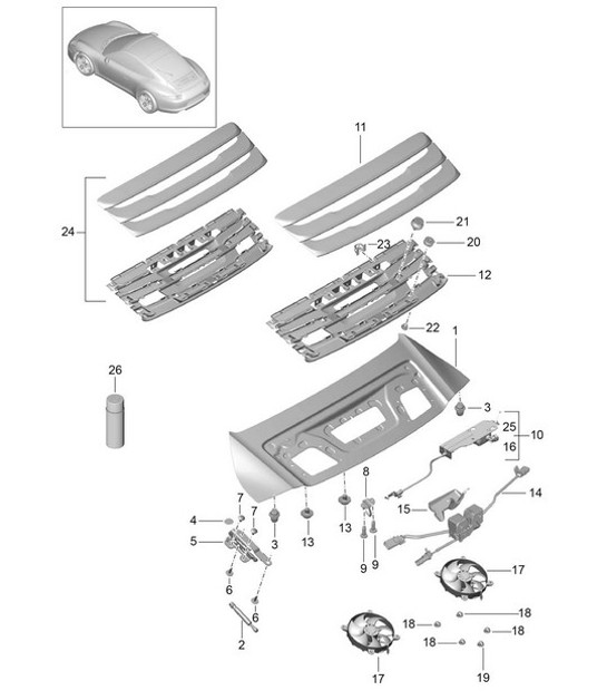 Diagram 803-005 Porsche Macan (95B) MK2 2019-2021 