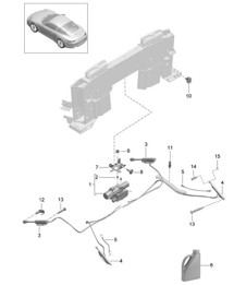 Cabrioverdeck / Antriebsmechanismus - TARGA - 991.1 2012-16