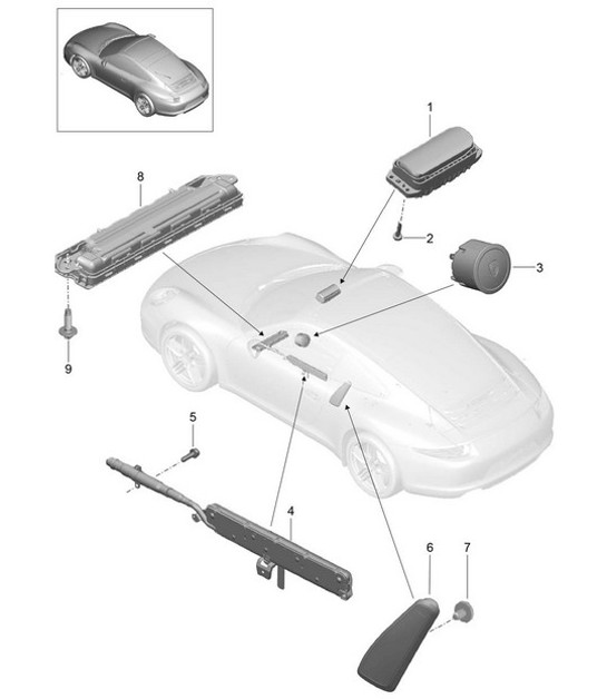 Diagram 812-050 Porsche Panamera GTS Sport Turismo 4.0L V8 