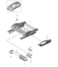 Stoelframe / Sportstoel Plus / Accessoires 991.1 2012&gt;&gt;